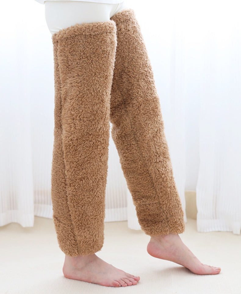 Sträck fluffstrumpor färger