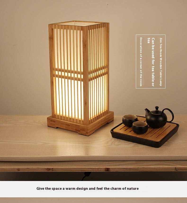 Paviljong japansk bordslampa